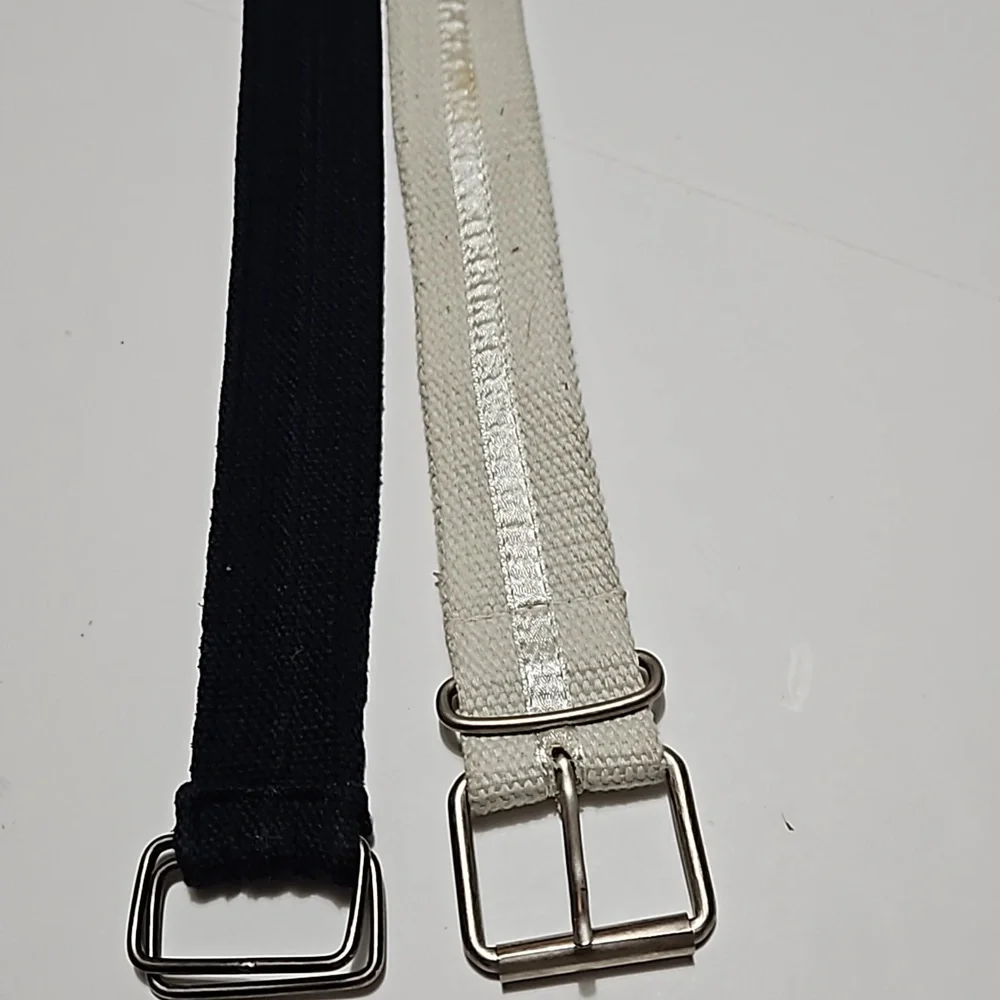 Boy's Navy & Gray Adjustable Tweed Belts Size 24